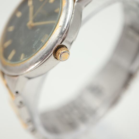 Vintage Fossil Arkitekt Watch Faded Two Tone 35mm Gray Date Dial w New Battery - Picture 10 of 16